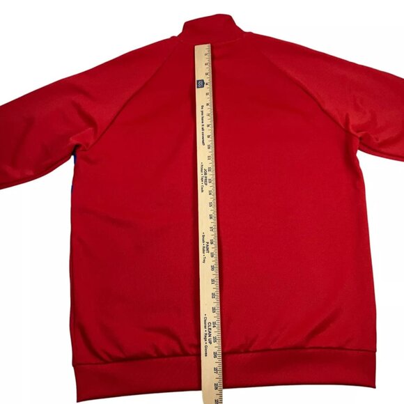 Adidas Originals The First Track Top Jacket Mens Size L SLIM FIT Scarlet Red NWT - Picture 9 of 11